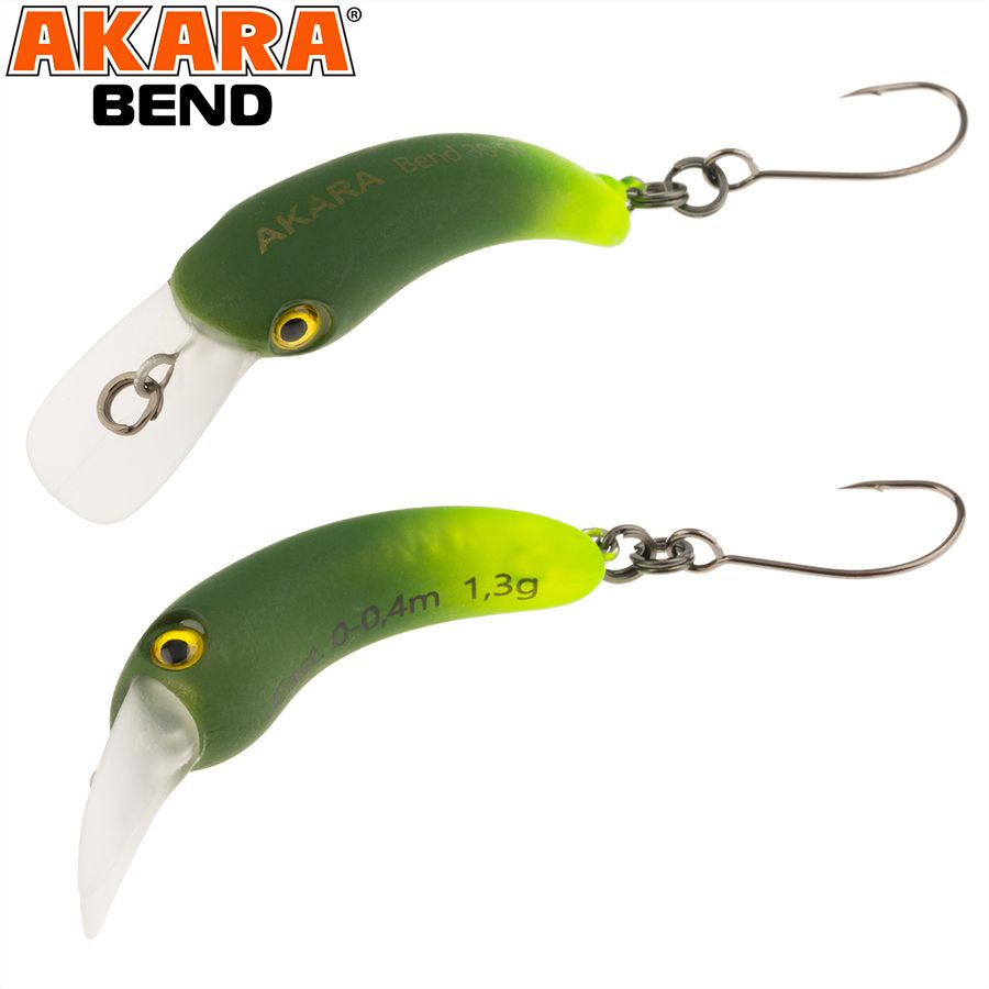 

Воблер Akara Bend 30SP 1,3 гр A-228, Разноцветный, Bend