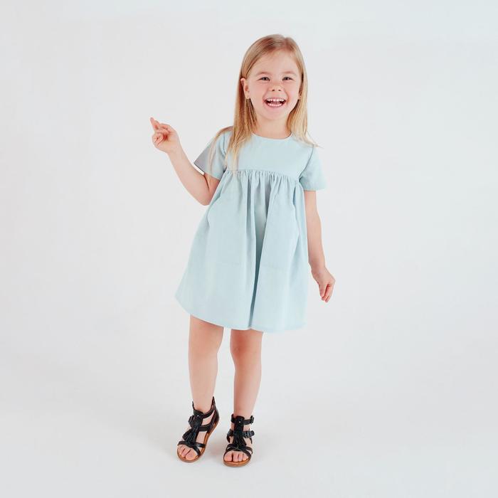 

Платье детское KAFTAN П00000560, голубой, 122, Summer cotton KAFTAN KIDS