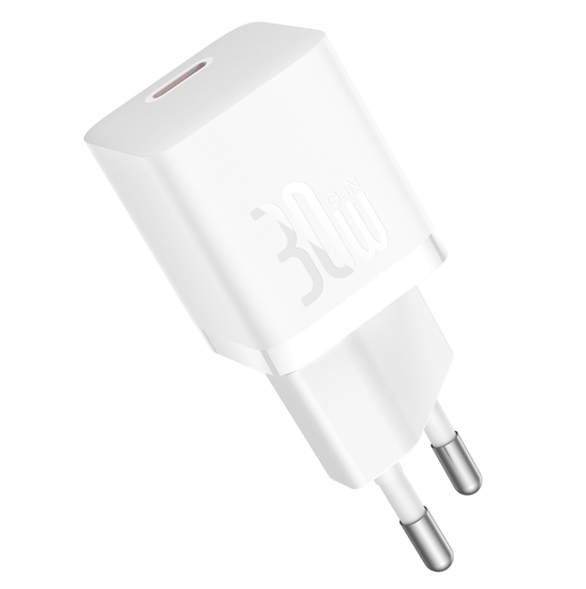 

Сетевое зарядное устройство Baseus P10110902217-Z2 Wh, GaN5 Fast Charger(mini) 1C 30W Moon White