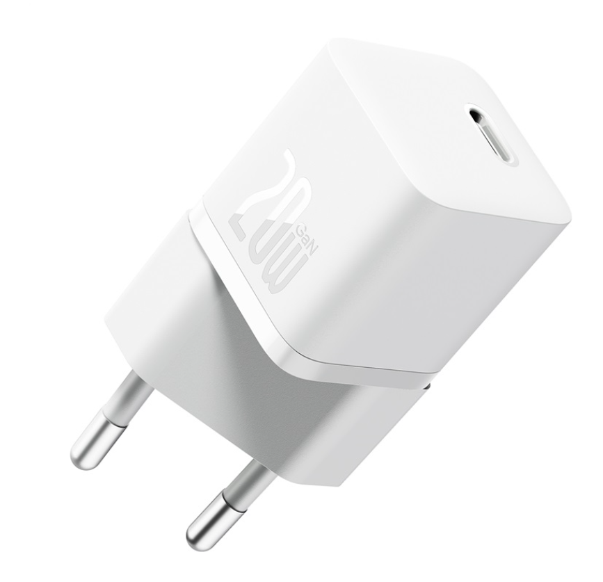 

Сетевое зарядное устройство Baseus P10110900217-Z1 Wh, GaN5 Fast Charger(mini) 1C 20W Moon White