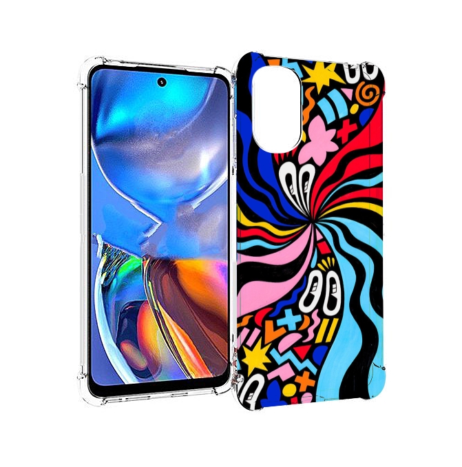 

Чехол MyPads волнистая-абстракция для Motorola Moto E32, Прозрачный, Tocco