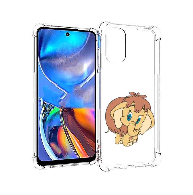 

Чехол MyPads волосатый-слоник детский для Motorola Moto E32, Прозрачный, Tocco