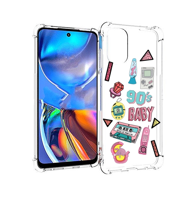 

Чехол MyPads гаджеты-90х для Motorola Moto E32, Прозрачный, Tocco