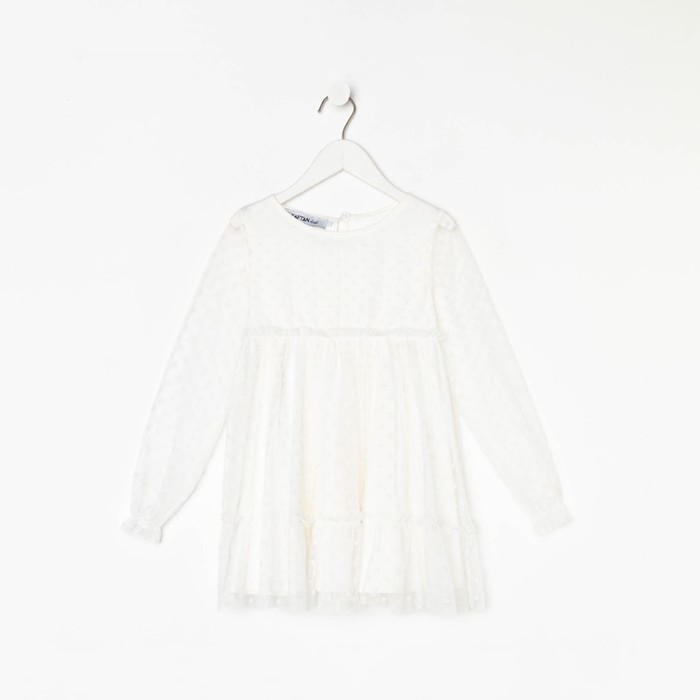 

Платье детское KAFTAN П00000560, белый, 122, Нарядные платья для девочек KAFTAN