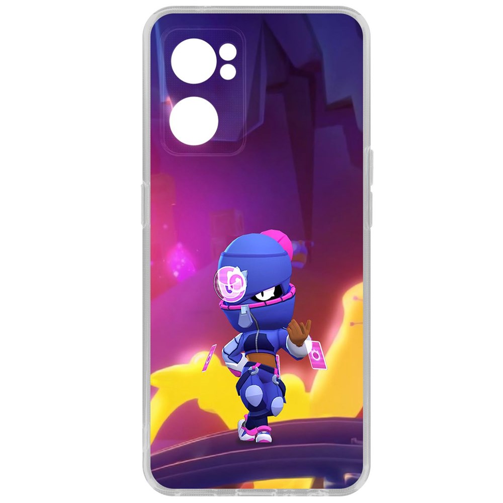

Чехол-накладка Кейс Brawl Stars-Ниндзя Тара для Oppo Reno7 5G, Прозрачный