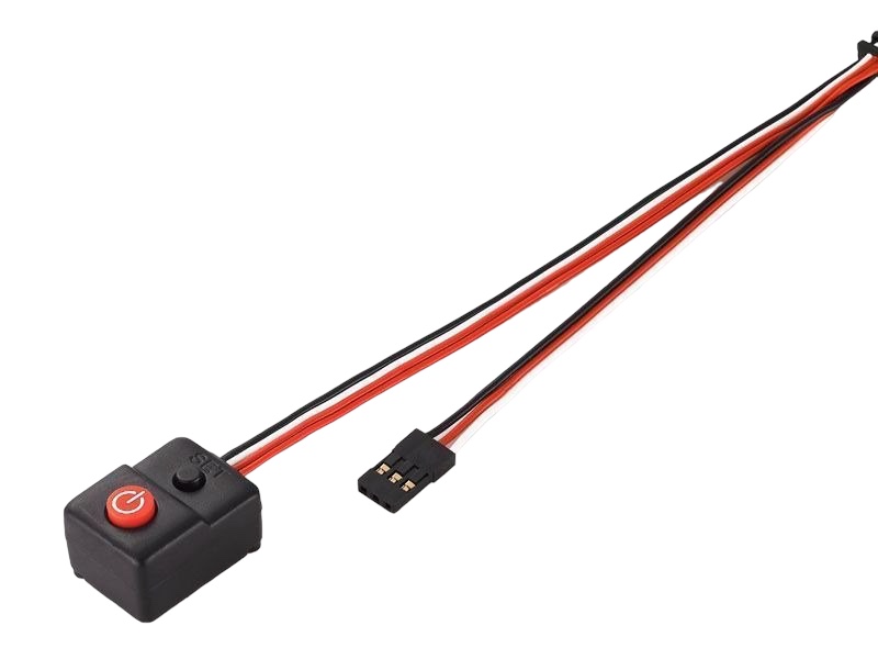 Электронный выключатель питания Hobbywing 1/8th Electronic Power Switch-4S выключатель скрытой установки одноклавишный 10 а абс пластик подсветка ip20 белый universal севиль с0121