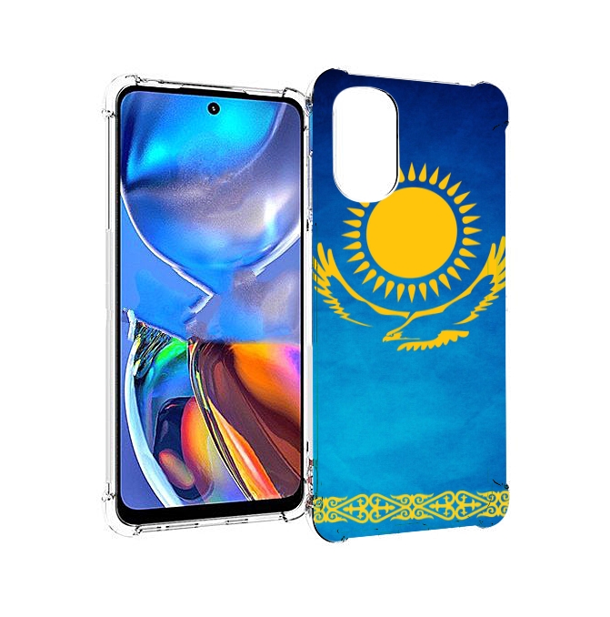 

Чехол MyPads герб и флаг казахстана для Motorola Moto E32, Прозрачный, Tocco