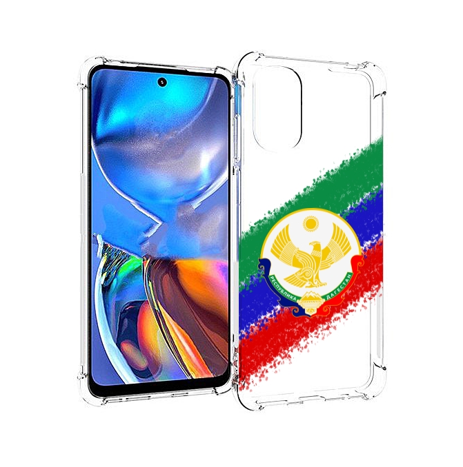 

Чехол MyPads герб флаг Дагестана для Motorola Moto E32, Прозрачный, Tocco