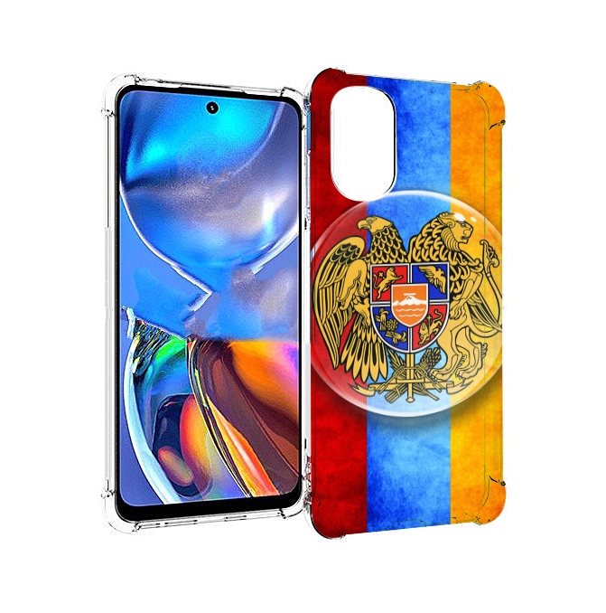 

Чехол MyPads герб флаг армении для Motorola Moto E32, Прозрачный, Tocco