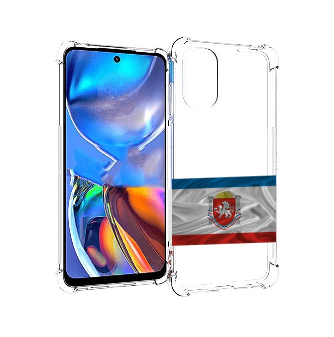 

Чехол MyPads герб флаг крыма-1 для Motorola Moto E32, Прозрачный, Tocco