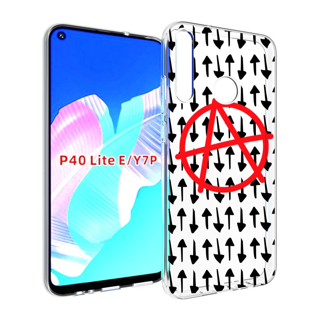 

Чехол бампер MyPads анархия-панк для Huawei P40 Lite E, Прозрачный, Tocco