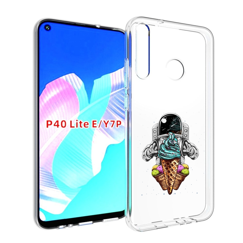 

Чехол бампер MyPads астронавт-любит-мороженное для Huawei P40 Li, Прозрачный, Tocco