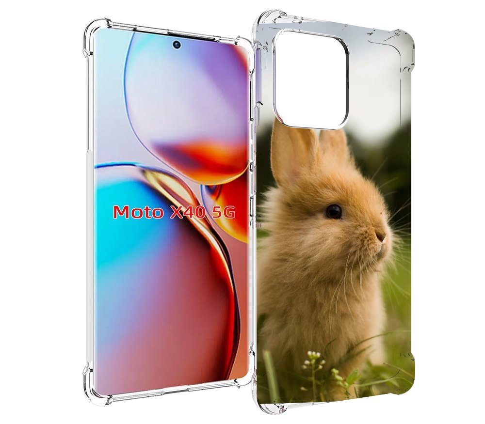 

Чехол MyPads Кролик для Motorola Moto X40, Прозрачный, Tocco