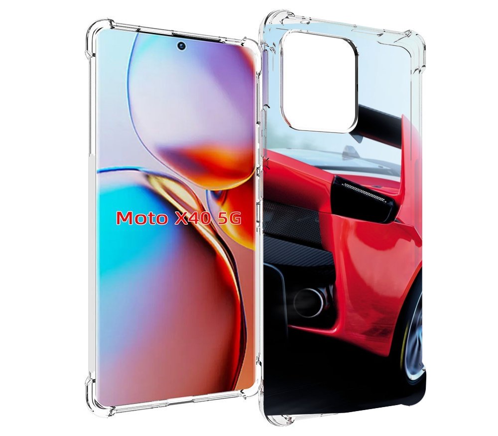 

Чехол MyPads Крыло-машины мужской для Motorola Moto X40, Прозрачный, Tocco