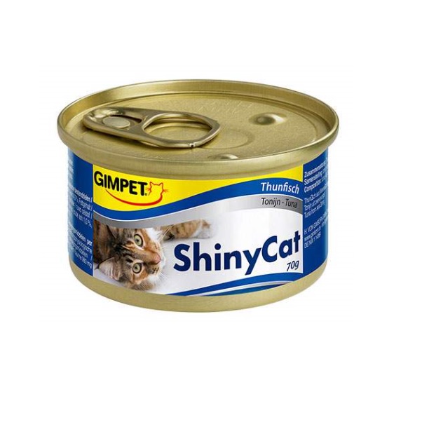 фото Консервы для кошек gimcat shinycat filet, тунец, 70г 12шт gimborn