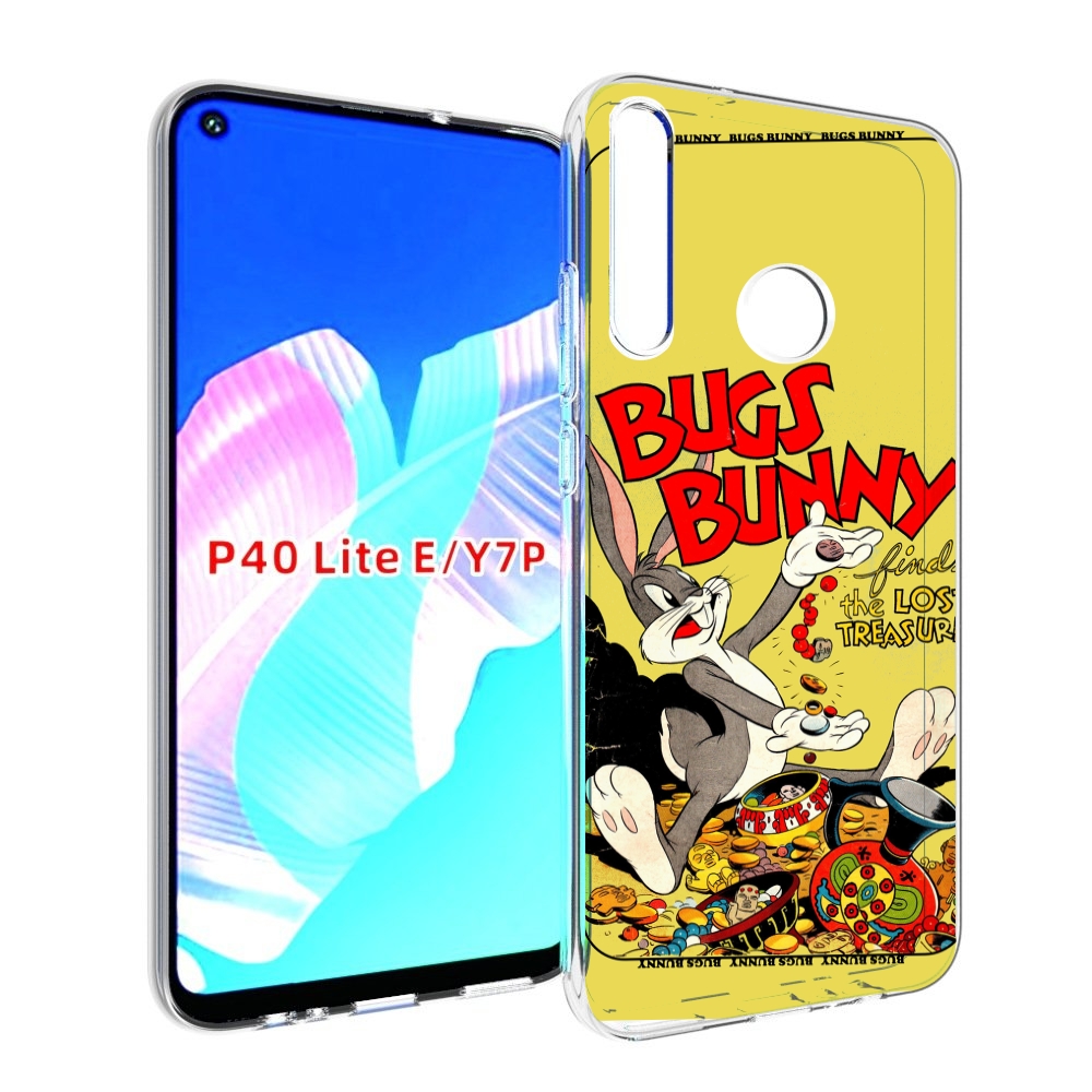 

Чехол бампер MyPads бакс-банни-и-еда для Huawei P40 Lite E, Прозрачный, Tocco