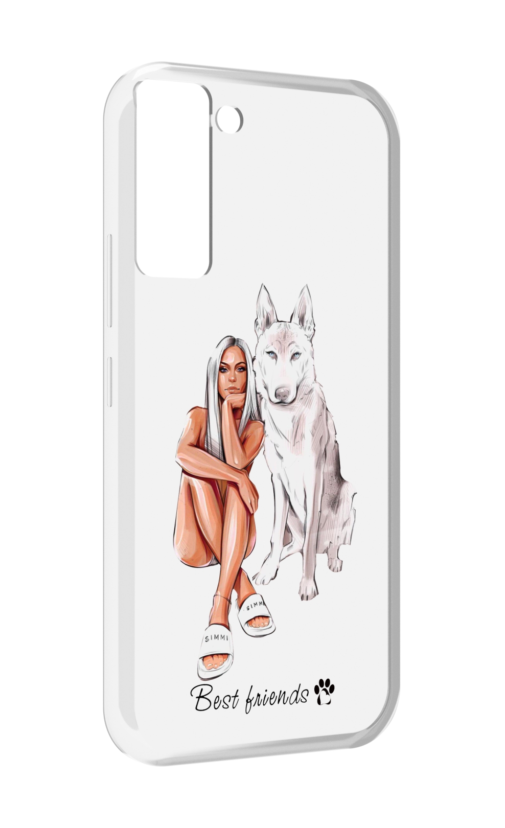 

Чехол MyPads Лучшие-друзья для Tecno Pop 5 LTE / Pop 5 Pro, Прозрачный, Tocco