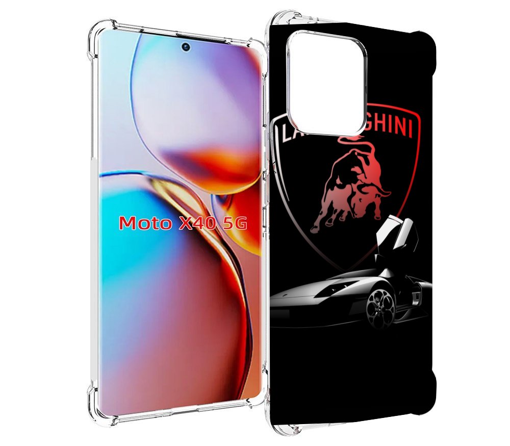 

Чехол MyPads Ламборгини-black мужской для Motorola Moto X40, Прозрачный, Tocco