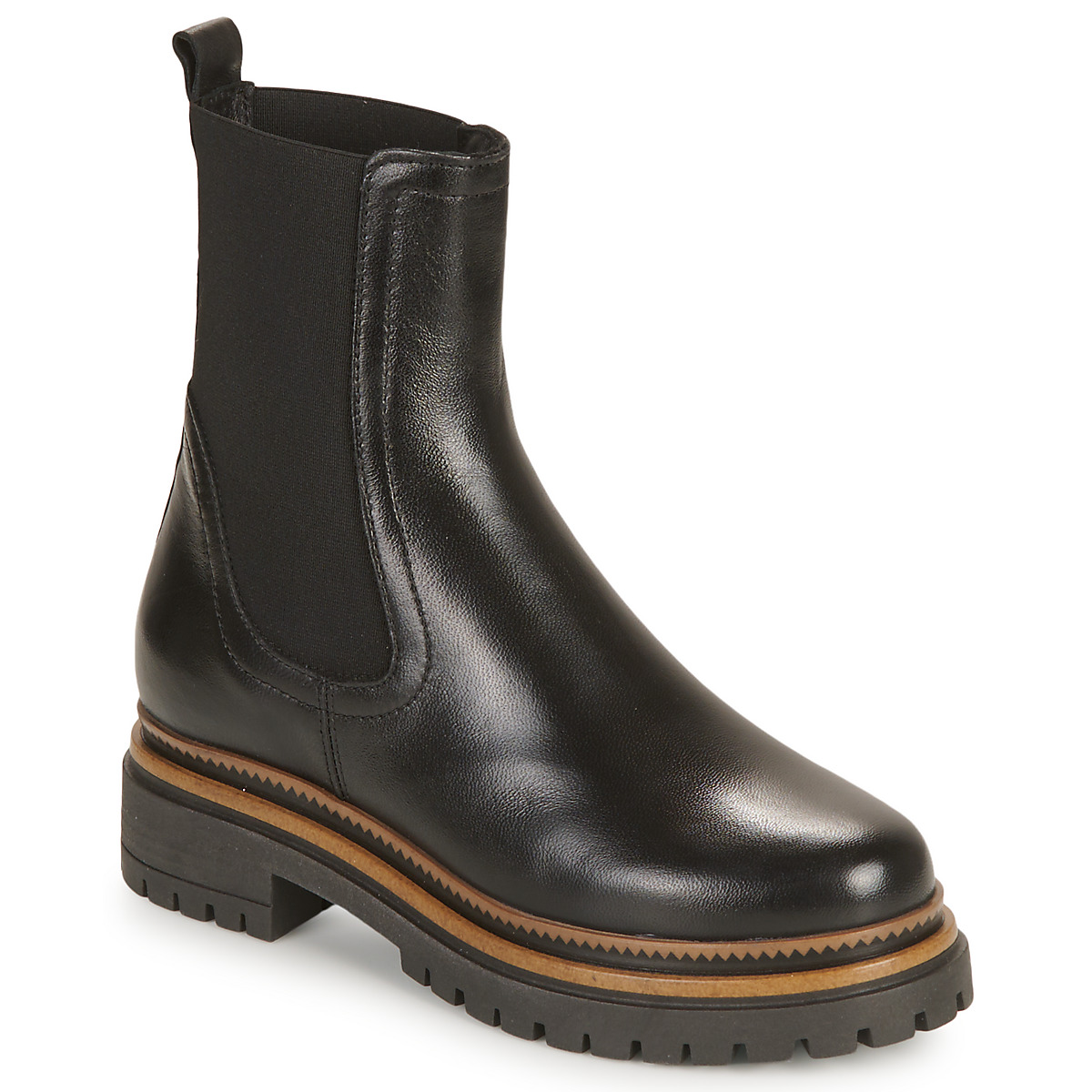 

Полусапоги женские MJUS 25670460 черные 37 EU, Черный, 25670460