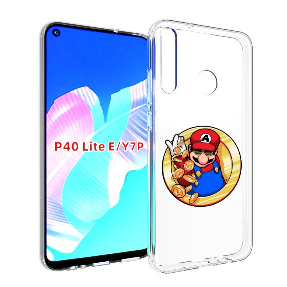 

Чехол бампер MyPads богатый марио для Huawei P40 Lite E, Прозрачный, Tocco