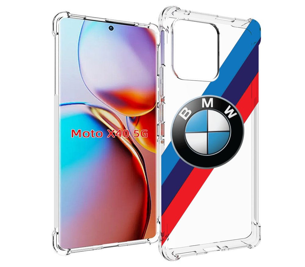 

Чехол MyPads Лого-BMW мужской для Motorola Moto X40, Прозрачный, Tocco