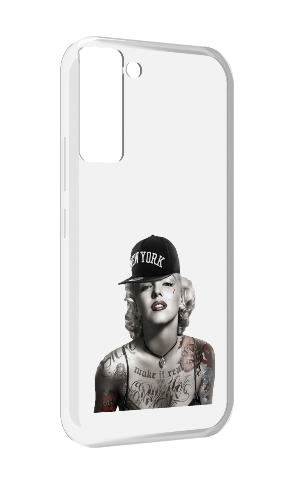 

Чехол MyPads Мерлин Монро с тату женский для Tecno Pop 5 LTE / Pop 5 Pro, Прозрачный, Tocco