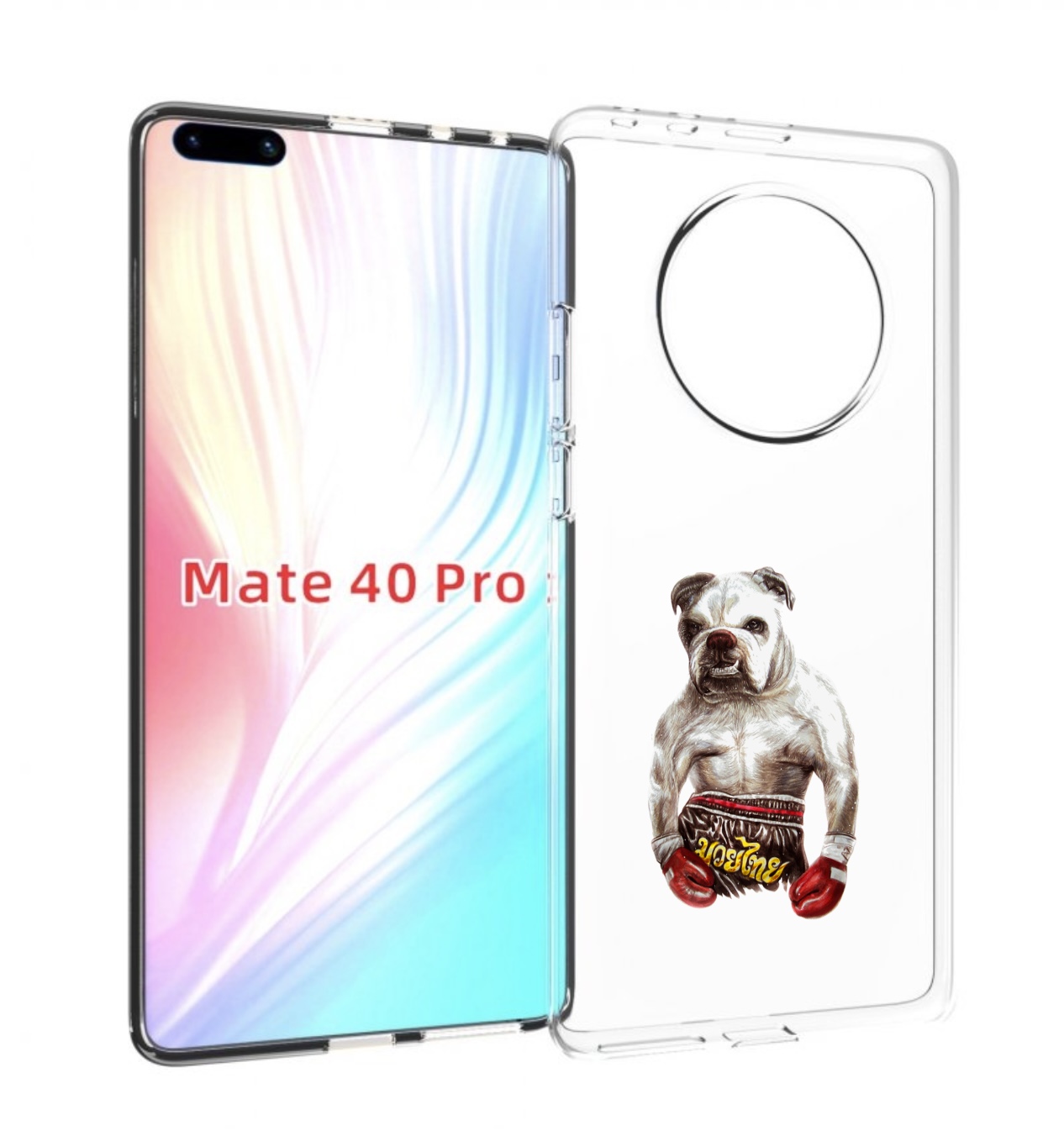 

Чехол MyPads боксер для Huawei Mate 40 Pro (NOH-NX9), Прозрачный, Tocco