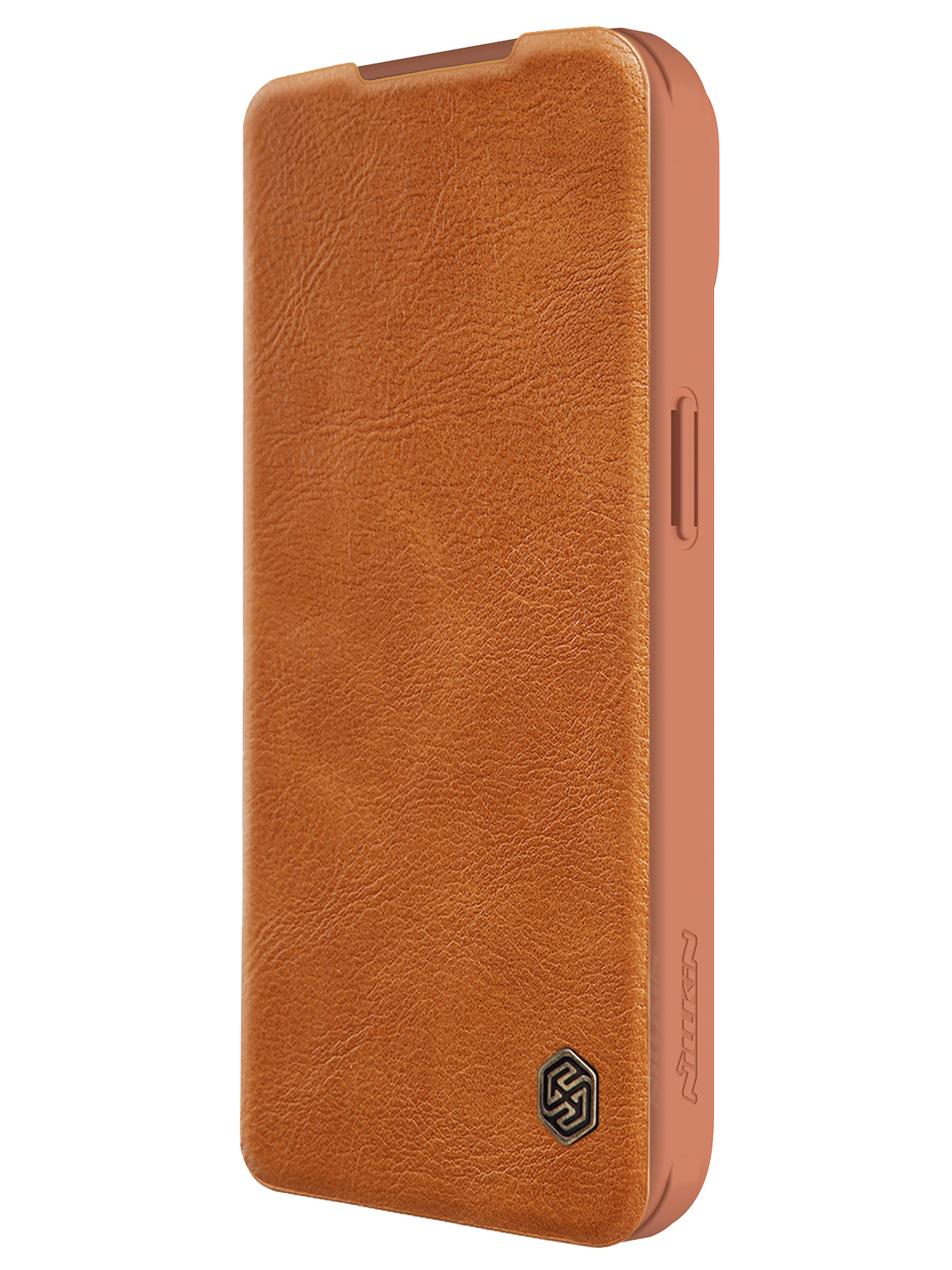 

Чехол Nillkin для iPhone 15 QIN Pro Booktype Brown, Коричневый