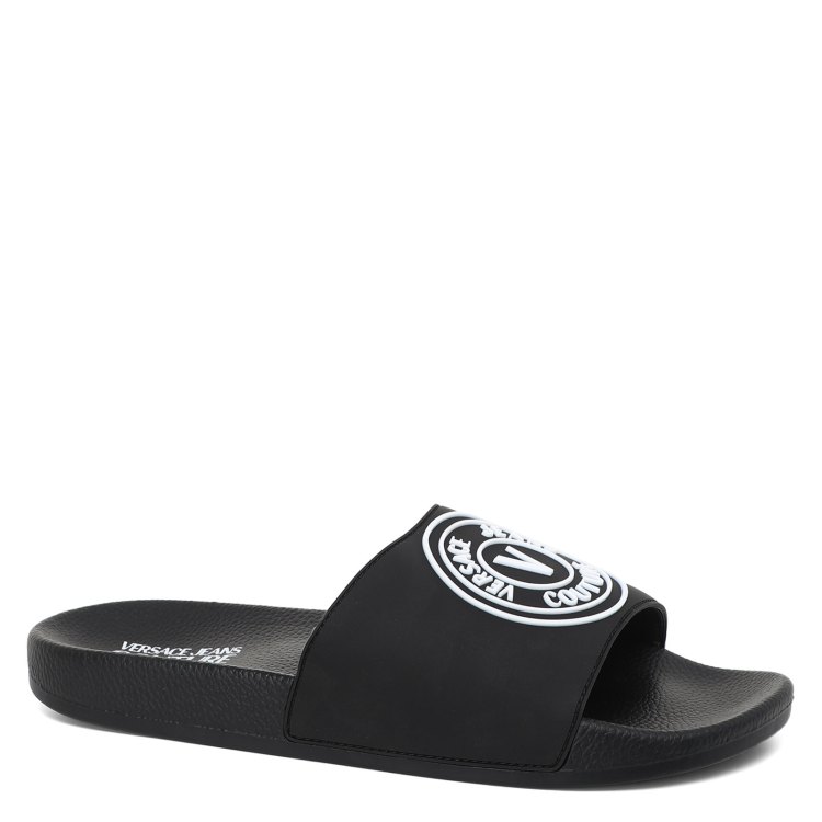 

Шлепанцы мужские Versace Jeans Couture 74YA3SQ3 черные 42 EU, 74YA3SQ3