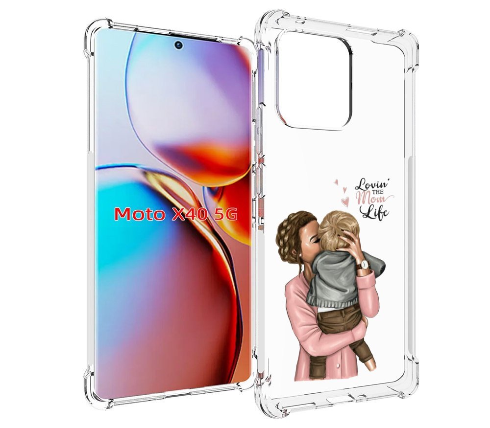 

Чехол MyPads Любовь-мамы детский для Motorola Moto X40, Прозрачный, Tocco