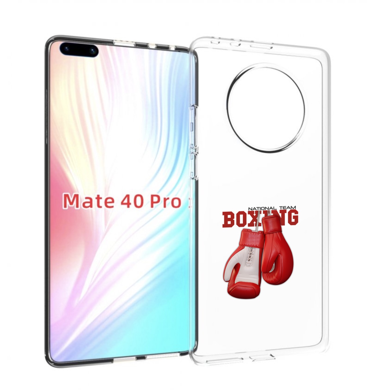 

Чехол MyPads боксерские перчатки для Huawei Mate 40 Pro (NOH-NX9), Прозрачный, Tocco