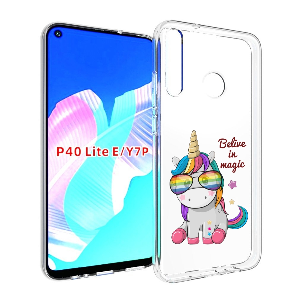 

Чехол бампер MyPads верю-в-магию детский для Huawei P40 Lite E, Прозрачный, Tocco