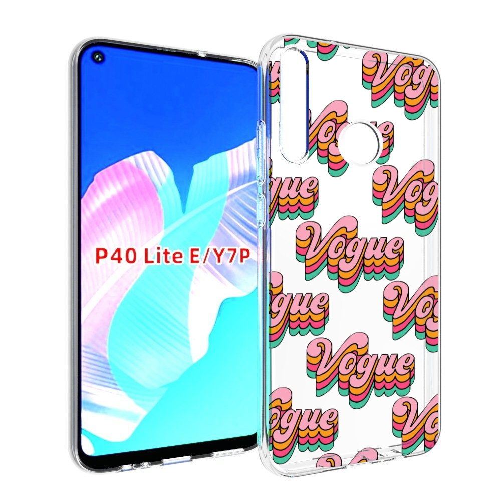 

Чехол бампер MyPads вогуе для Huawei P40 Lite E, Прозрачный, Tocco