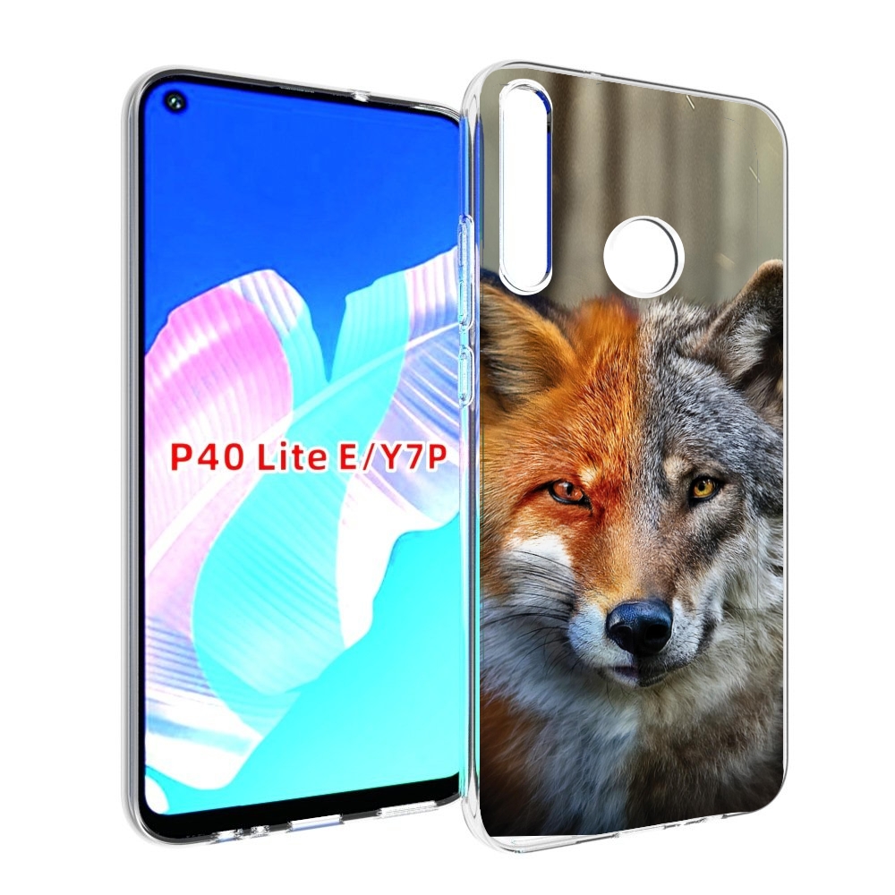 

Чехол бампер MyPads волк-лиса для Huawei P40 Lite E, Прозрачный, Tocco
