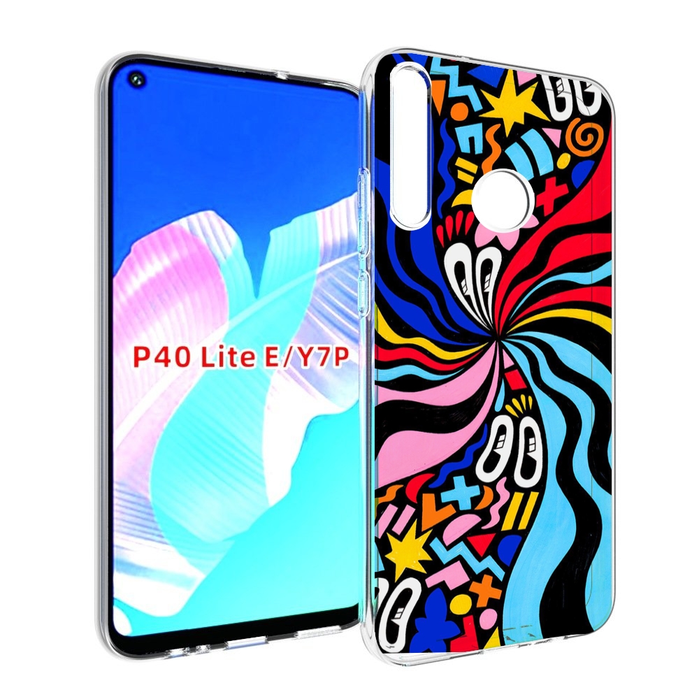 

Чехол бампер MyPads волнистая-абстракция для Huawei P40 Lite E, Прозрачный, Tocco
