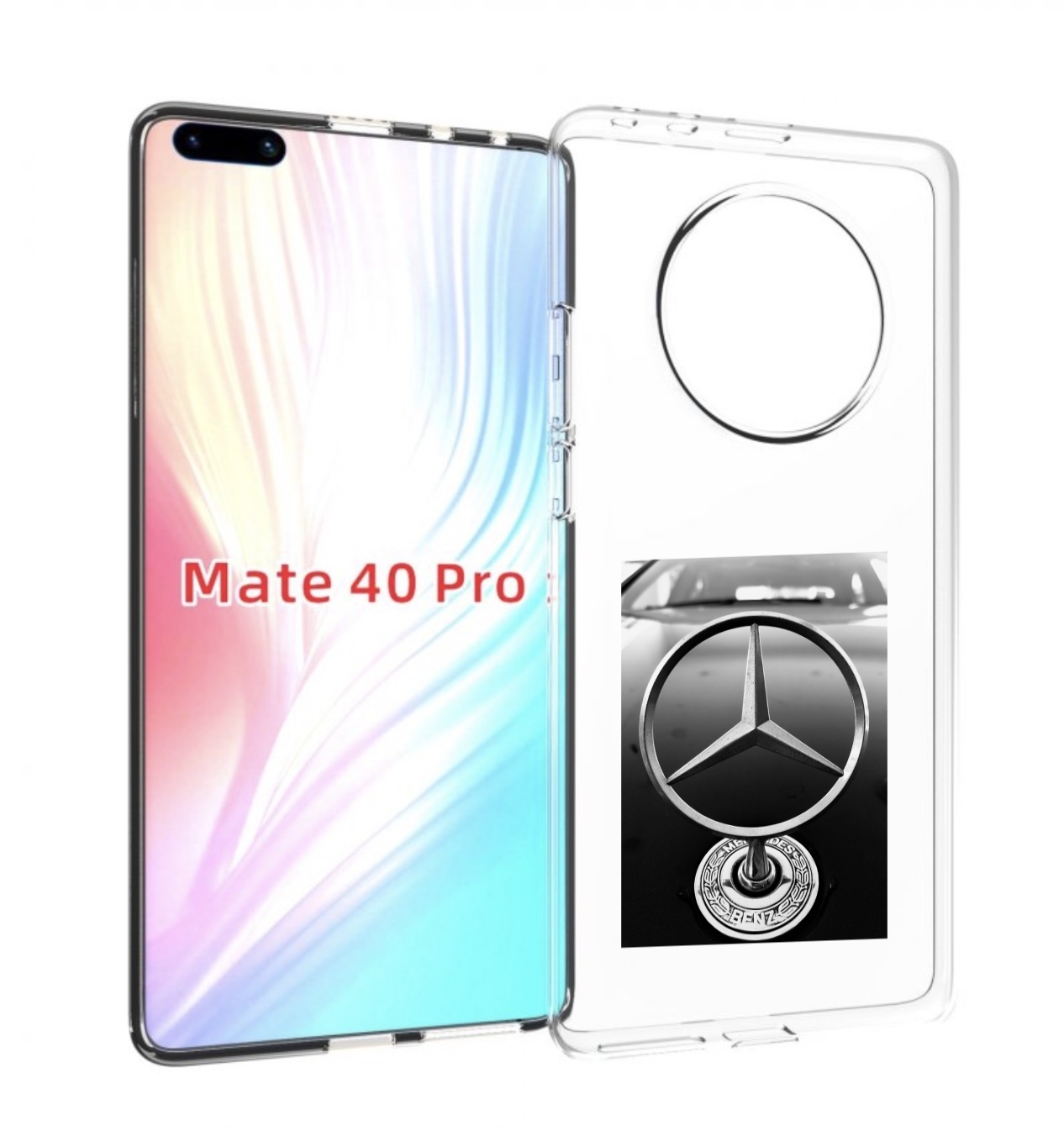 

Чехол Mypads Mercedes 6 Мужской Для Huawei Mate 40 Pro (Noh-Nx9), Прозрачный, Tocco