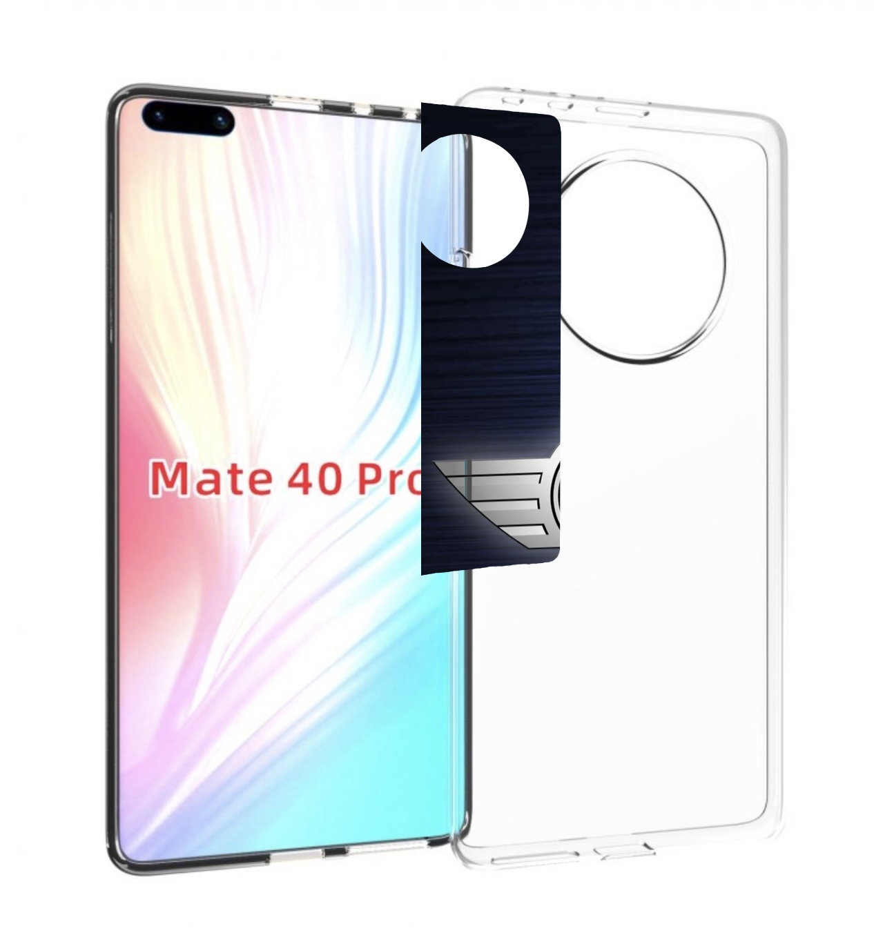

Чехол Mypads Mini 2 Мужской Для Huawei Mate 40 Pro (Noh-Nx9), Прозрачный, Tocco