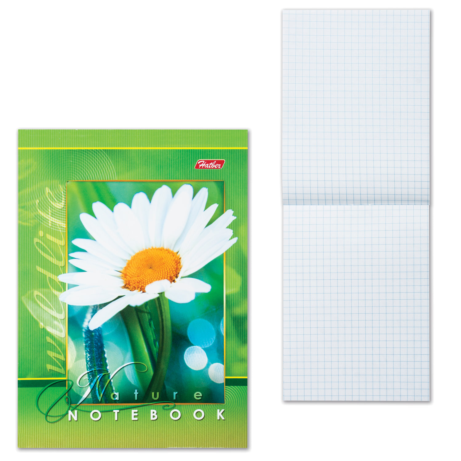 

Блокнот Hatber 124х144 мм А6 48 л скоба клетка Живые моменты 48Б6B1 B136447