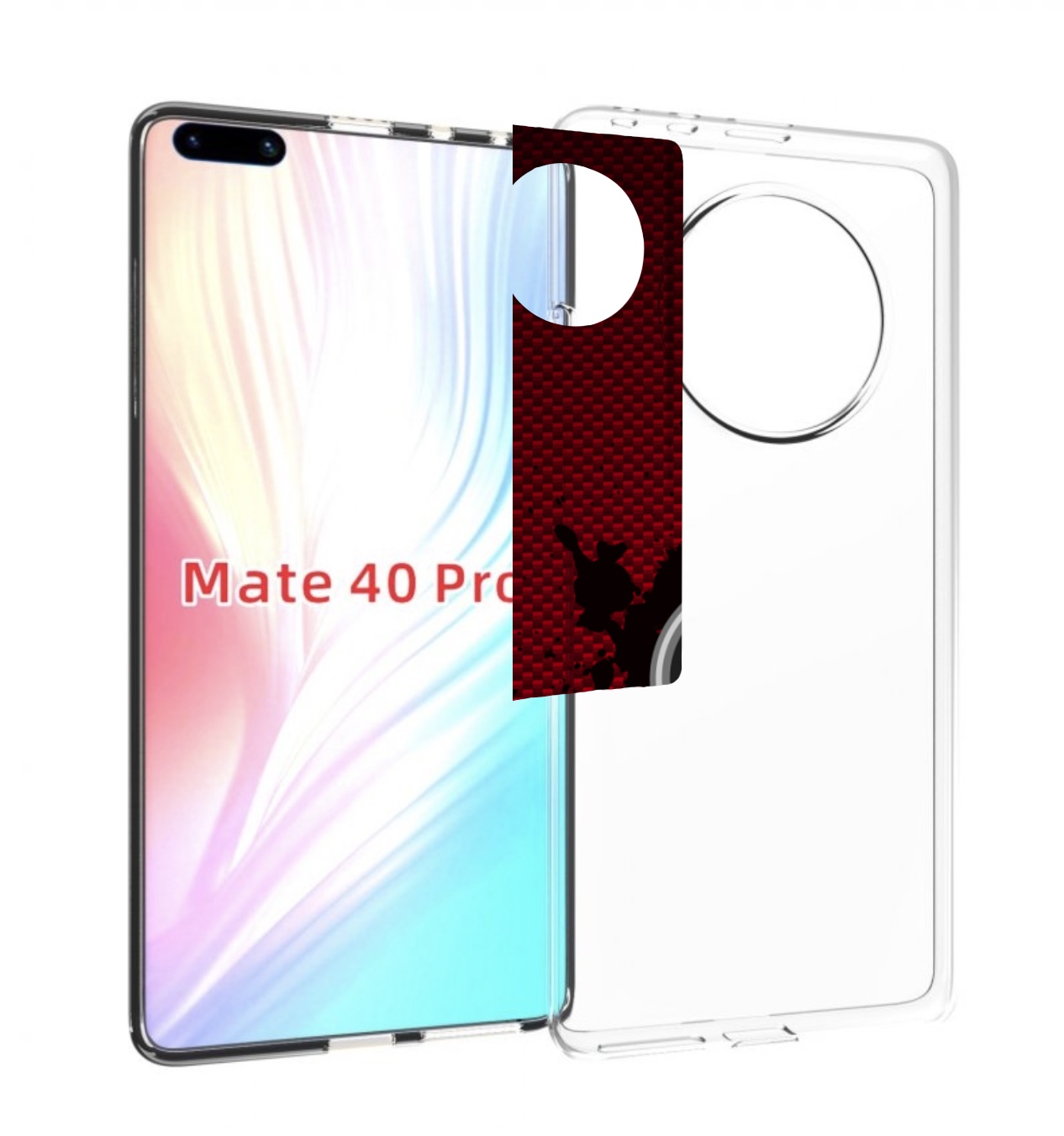 

Чехол Mypads Mitsubishi 2 Для Huawei Mate 40 Pro (Noh-Nx9), Прозрачный, Tocco