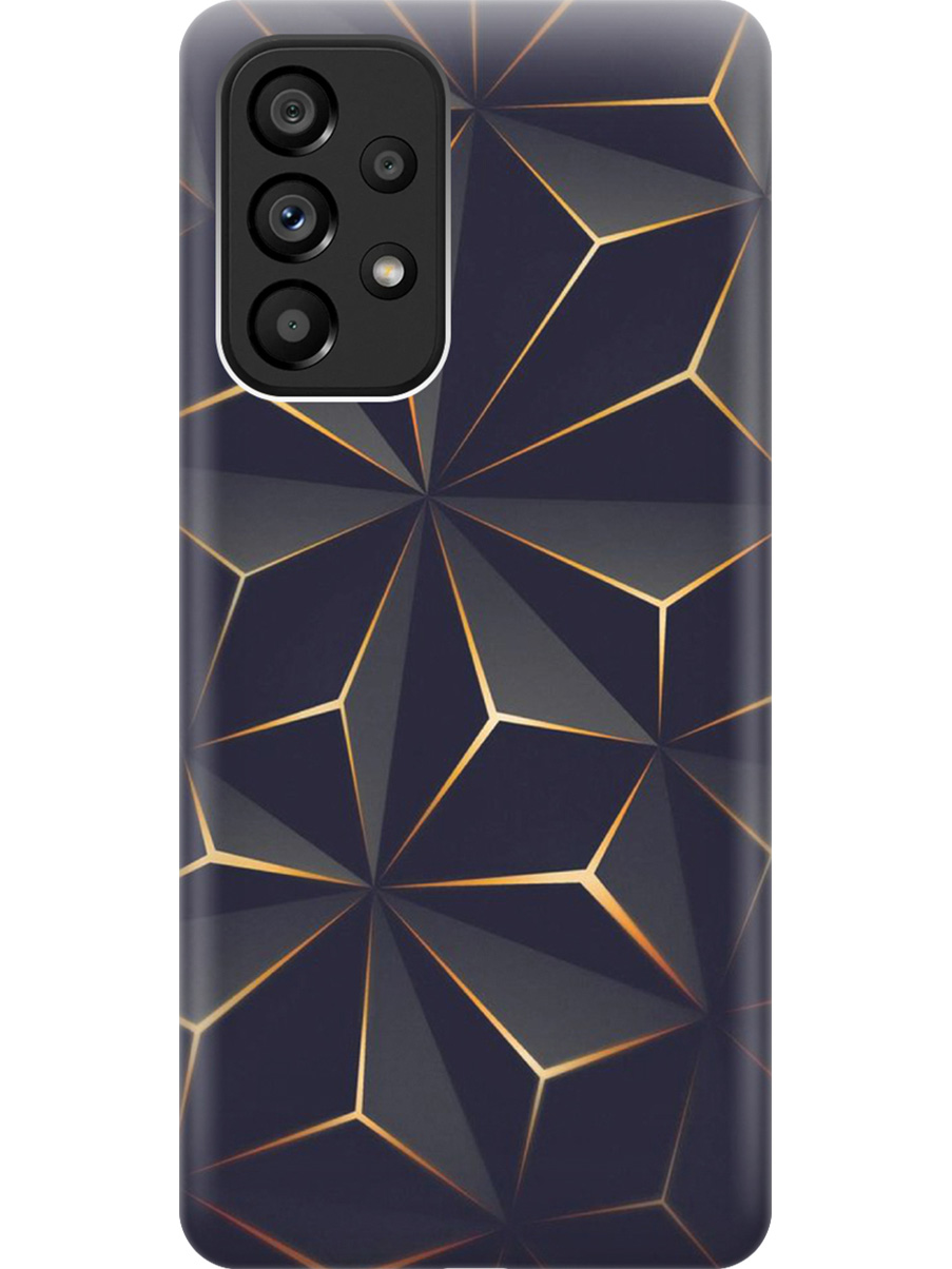 

Силиконовый чехол на Samsung Galaxy A53 5G с принтом "Графитовый узор", Прозрачный;оранжевый;черный, 740133031