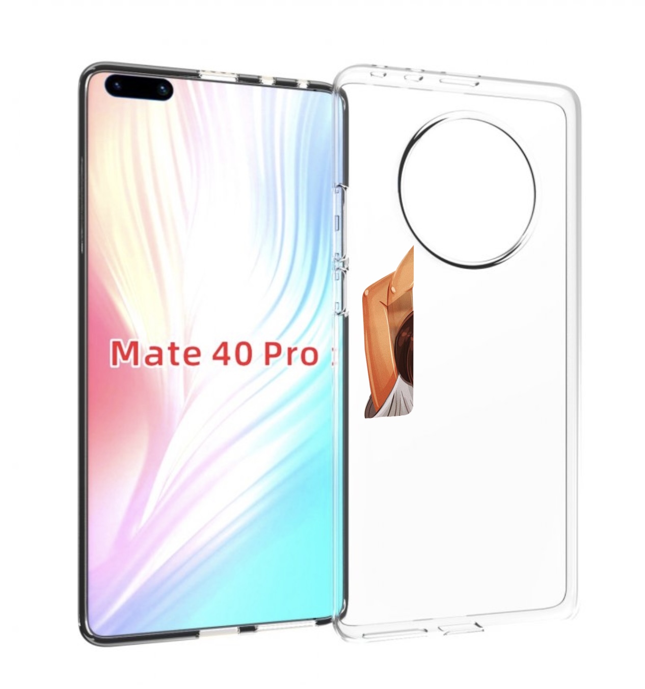 

Чехол MyPads много-рук женский для Huawei Mate 40 Pro (NOH-NX9), Прозрачный, Tocco