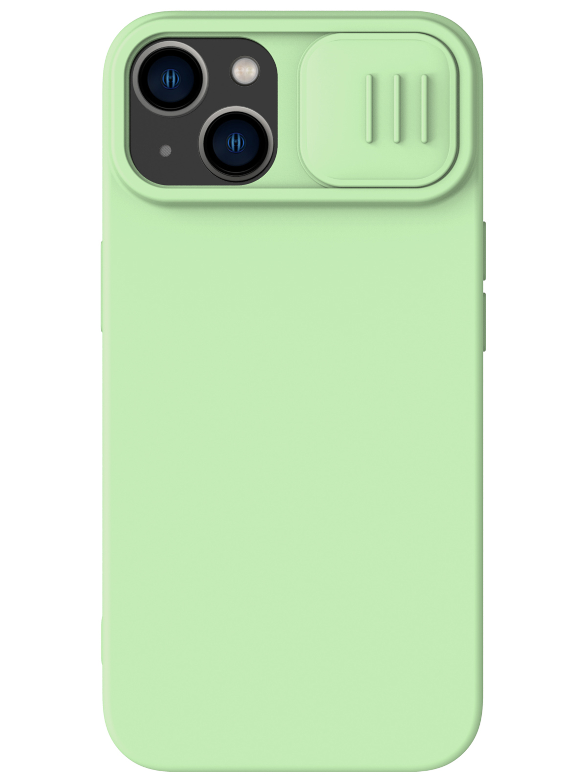 

Чехол Nillkin для iPhone 15 CamShield Silky Silicone Mint Green, Зеленый