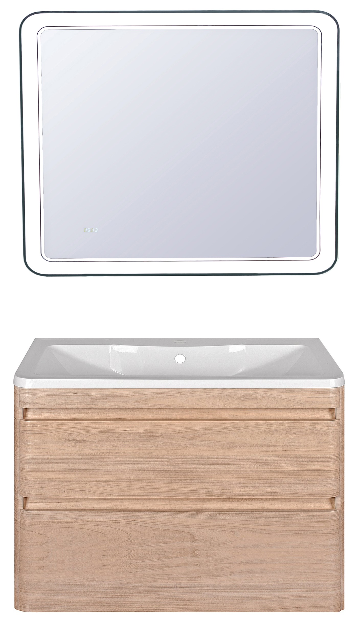 

Style Line Мебель для ванной Style Line Атлантика 90 Люкс PLUS подвесная, ясень перламутр