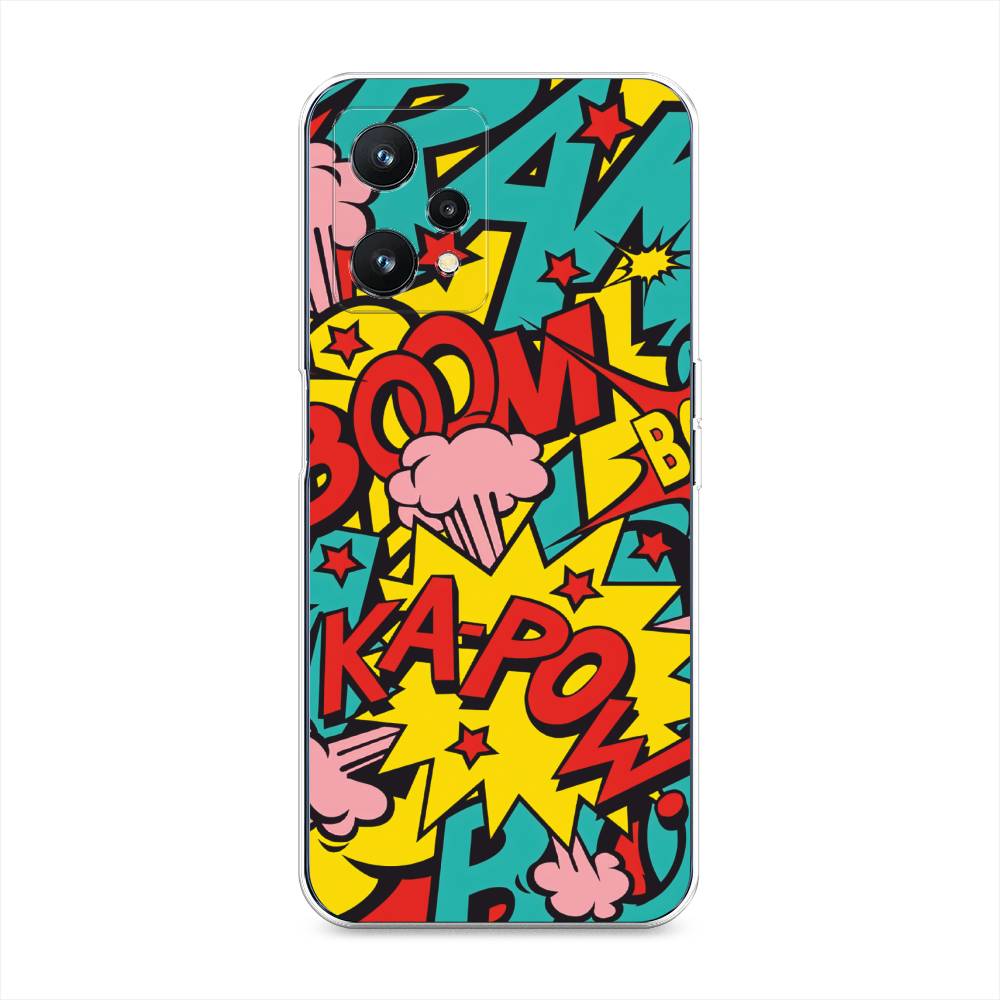 

Силиконовый чехол "Постер pop art" на Realme 9 5G, Разноцветный