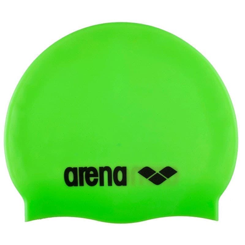 фото Arena classic silicone шапочка для плавания зеленый