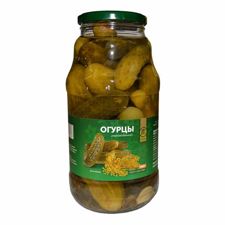 

Огурцы Рост маринованные 1,5 кг