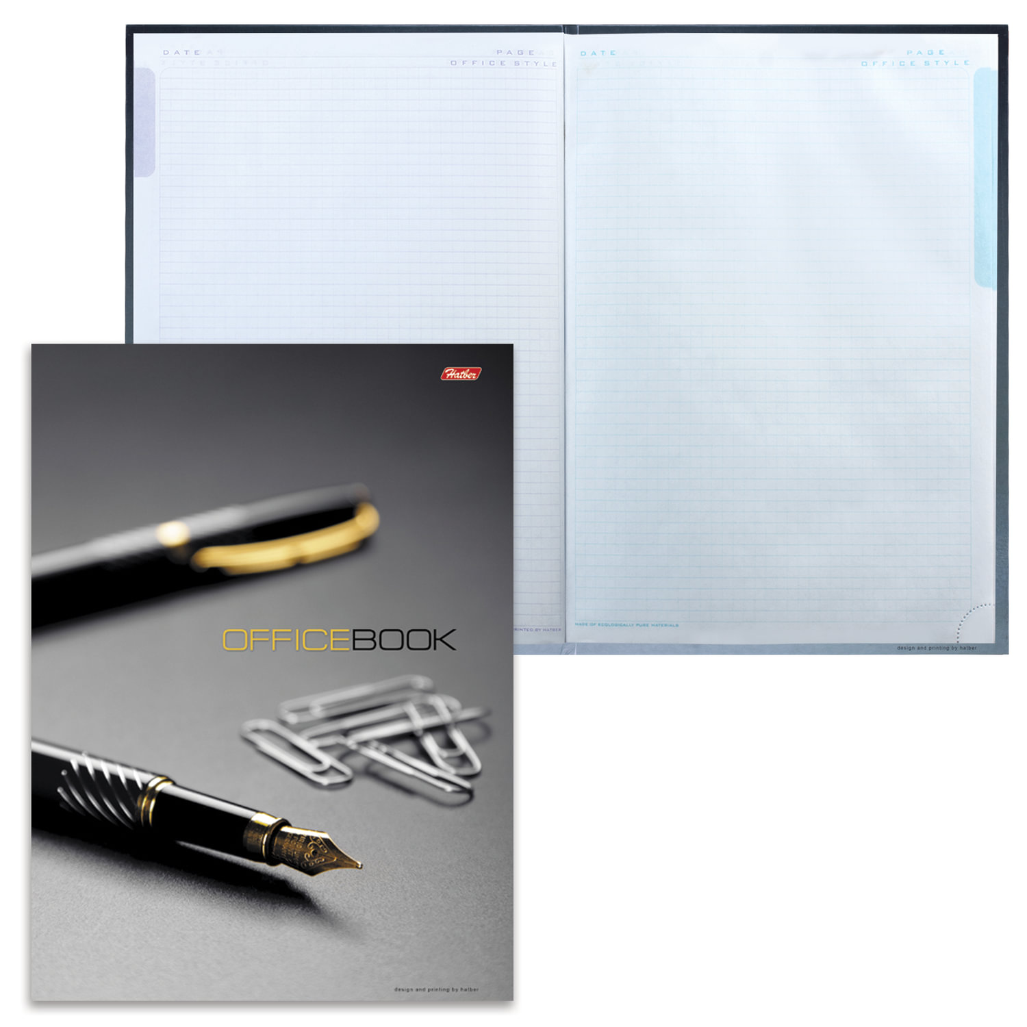 

Блокнот 205х290 мм А4 120 л блок 5 цв клетка HATBER Office Book 120ББ4В1 07971 B84762