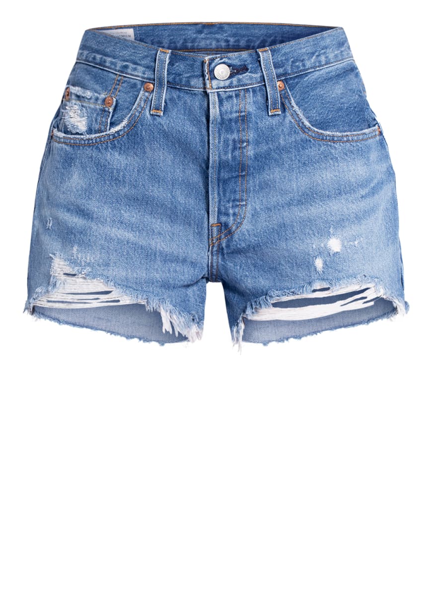 

Шорты женские Levi's 1001151462 синие 24 (доставка из-за рубежа), 1001151462