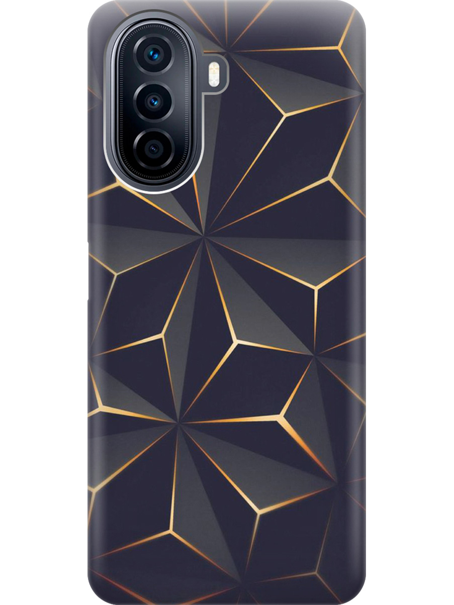 

Силиконовый чехол на Huawei nova Y70 с принтом "Графитовый узор", Прозрачный;оранжевый;черный, 740133431