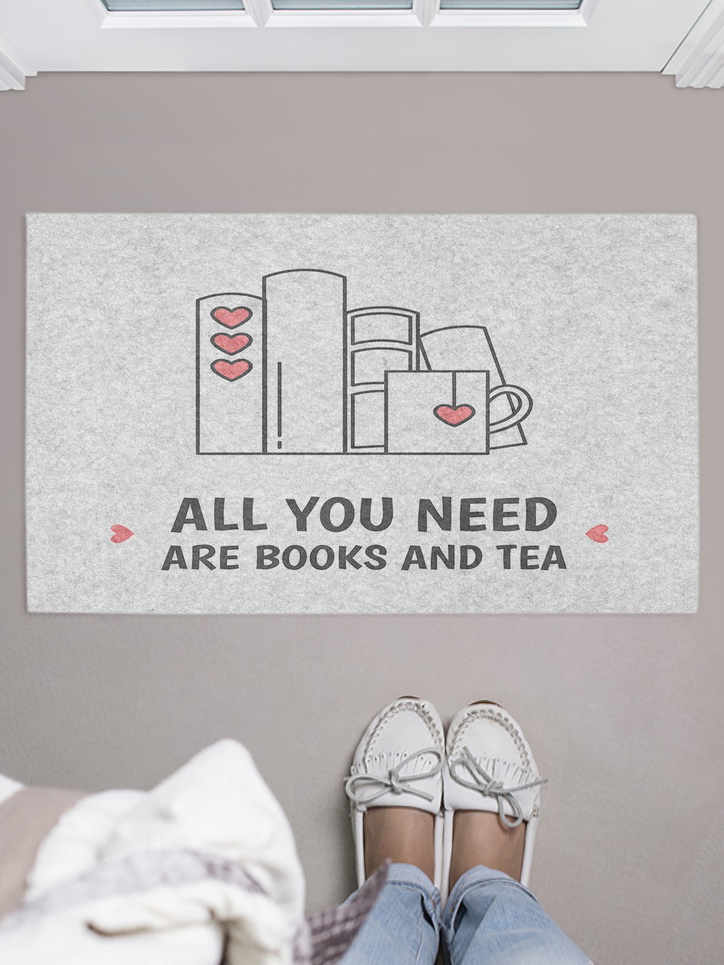 

Придверный коврик в прихожую для обуви, на резиновой основе, 75x45 см door_87269 JoyArty